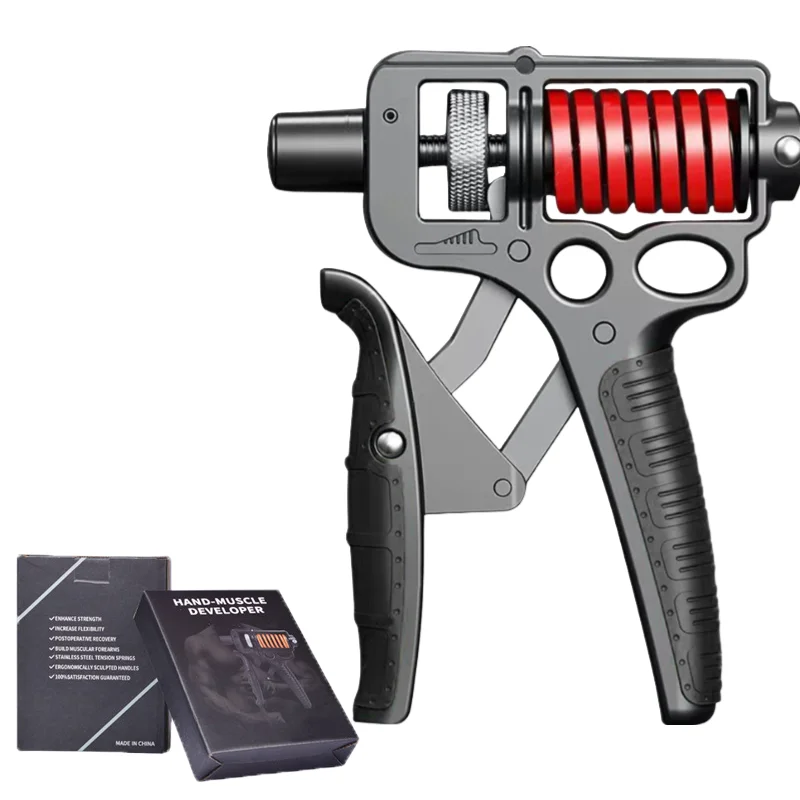 5-165Kg Adjustable Heavy Hand Grip Exercise Strengthener Gripper Finger Expander Arm Wrist Forearm Trainers Fitness Steel Spring