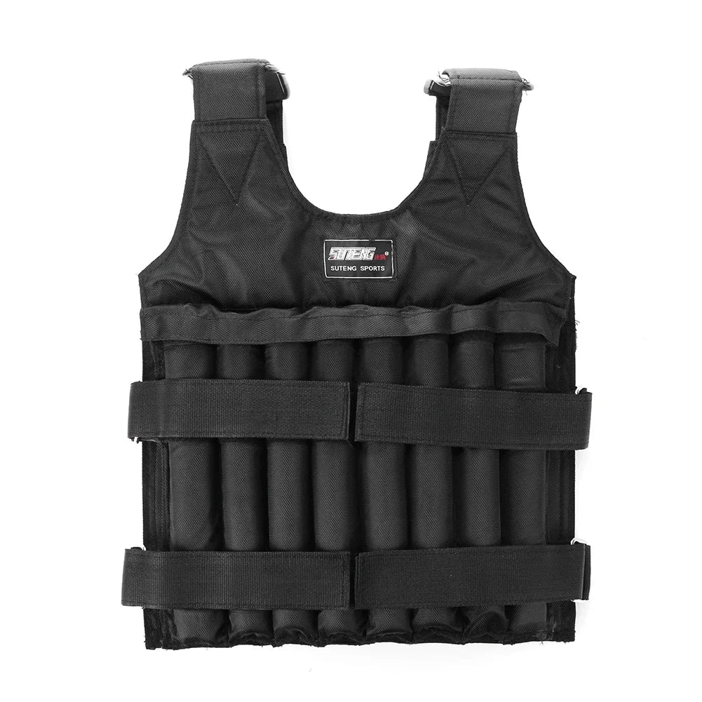 3/15/35kg 1-50kg Weight Training Suit Empty Bag Fitness Running Vest Adjustable Weight Jacket Workout Equipment for Jogging