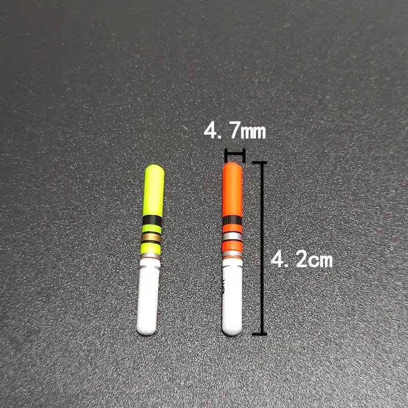10pcs Light Sticks Green / Red Work with CR322 Battery LED Lamp Lightstick Luminous Night Fishing Tackle Accessory J553