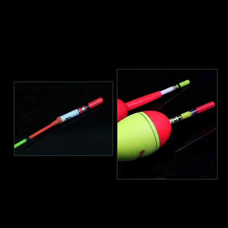 10pcs Light Sticks Green / Red Work with CR322 Battery LED Lamp Lightstick Luminous Night Fishing Tackle Accessory J553