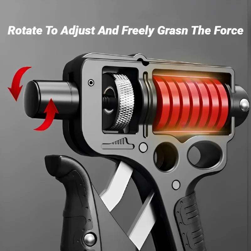 5-165Kg Adjustable Heavy Hand Grip Exercise Strengthener Gripper Finger Expander Arm Wrist Forearm Trainers Fitness Steel Spring