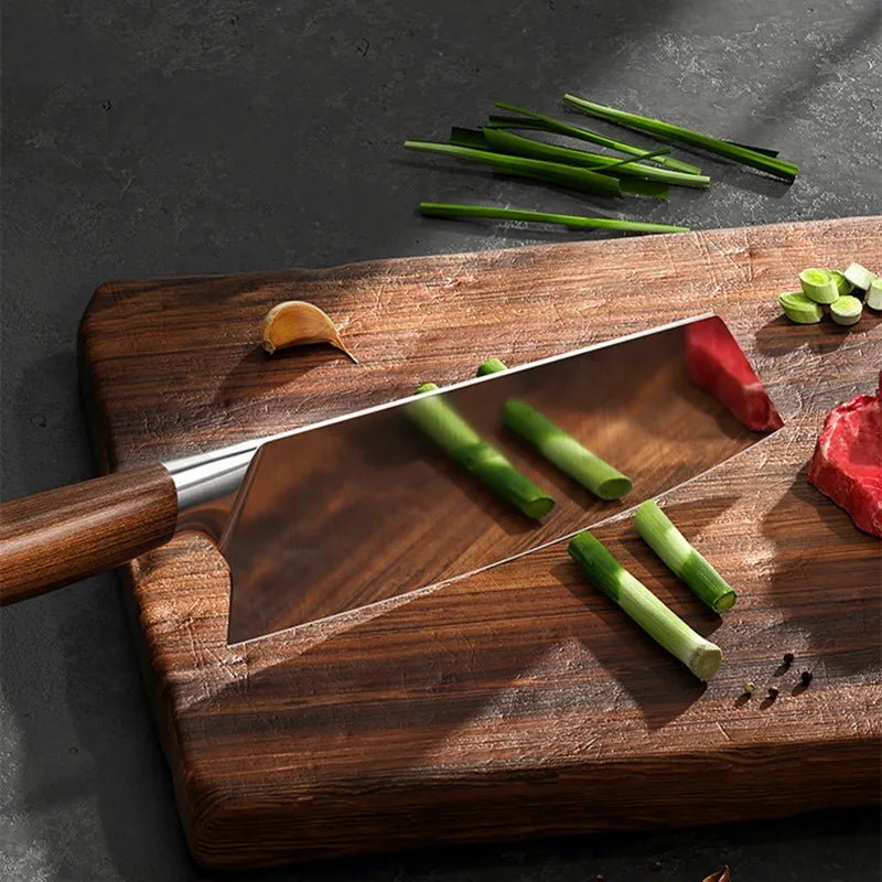 Faca de cozinha de aço inoxidável